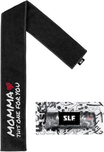 SLEEFS Crosses Chroma Black Thin Football Towel in Saudi Arabia