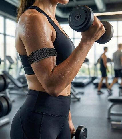 حزام رياضي من النايلون متوافق مع حزام Amazfit Helio، حزام ذراع قابل للتعديل لتتبع اللياقة البدنية Helio، حزام ذراع بديل قابل للتنفس للتدريب والجري in Kuwait