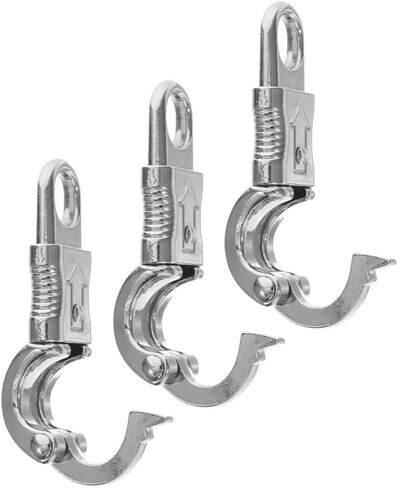 3 Pcs Zinc Alloy Equestrian Rope Hook Quick Release Snap Clip Versatile Tie Hook for Home Farm Recreation and Activities in Saudi Arabia