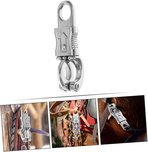 3 Pcs Zinc Alloy Equestrian Rope Hook Quick Release Snap Clip Versatile Tie Hook for Home Farm Recreation and Activities in Saudi Arabia