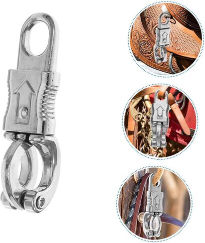 3 Pcs Zinc Alloy Equestrian Rope Hook Quick Release Snap Clip Versatile Tie Hook for Home Farm Recreation and Activities in Saudi Arabia