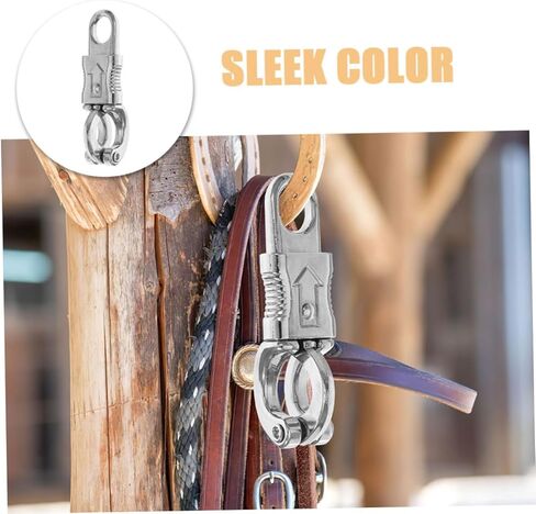 3 Pcs Zinc Alloy Equestrian Rope Hook Quick Release Snap Clip Versatile Tie Hook for Home Farm Recreation and Activities in Saudi Arabia