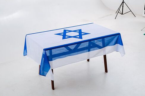 MSFHHA Rectangular Tablecloth Israel Israeli Flag Fade-Resistant Washable National Flag Tablecloth, Suitable for Kitchen Dining Family Gatherings and Outdoor Events,59 Inches * 83 Inches. in Kuwait