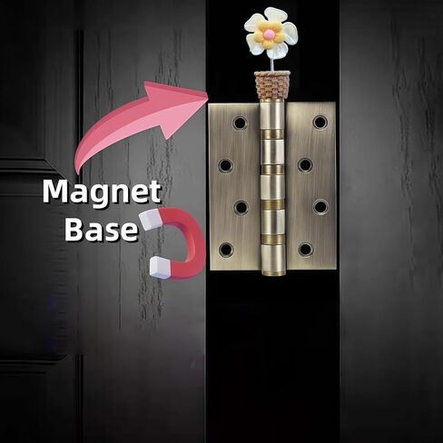 Cute Mini Creative Flower Five-petaled Flower Hinge Heads Decorative Topper Set 3PCS, Home Decoration,Magnetic Hinge Head Toppers Door Hinge in Saudi Arabia