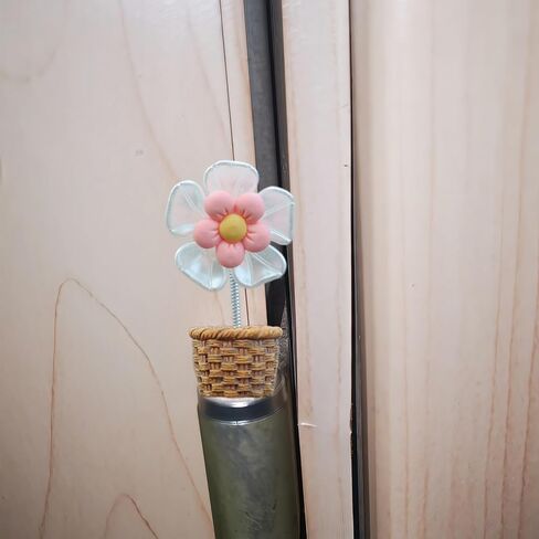 Cute Mini Creative Flower Five-petaled Flower Hinge Heads Decorative Topper Set 3PCS, Home Decoration,Magnetic Hinge Head Toppers Door Hinge in Saudi Arabia