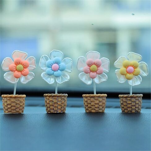 Cute Mini Creative Flower Five-petaled Flower Hinge Heads Decorative Topper Set 3PCS, Home Decoration,Magnetic Hinge Head Toppers Door Hinge in Saudi Arabia