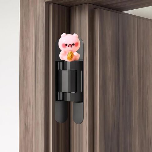 Cute Mini Creative Pink Piggy Hinge Heads Decorative Topper Set 6PCS, Home Decoration,Magnetic Hinge Head Toppers Door Hinge in Saudi Arabia