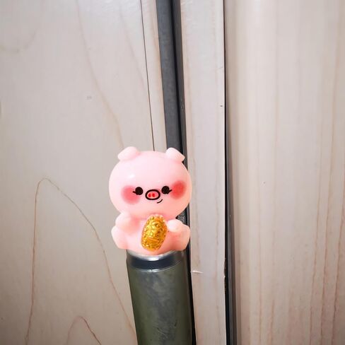Cute Mini Creative Pink Piggy Hinge Heads Decorative Topper Set 6PCS, Home Decoration,Magnetic Hinge Head Toppers Door Hinge in Saudi Arabia