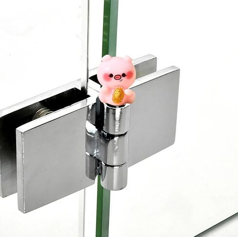 Cute Mini Creative Pink Piggy Hinge Heads Decorative Topper Set 6PCS, Home Decoration,Magnetic Hinge Head Toppers Door Hinge in Saudi Arabia
