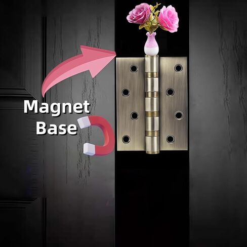 Cute Mini Creative Flower Camellia,Chrysanthemum Hinge Heads Decorative Topper Set 3PCS, Home Decoration,Magnetic Hinge Head Toppers Door Hinge in Saudi Arabia