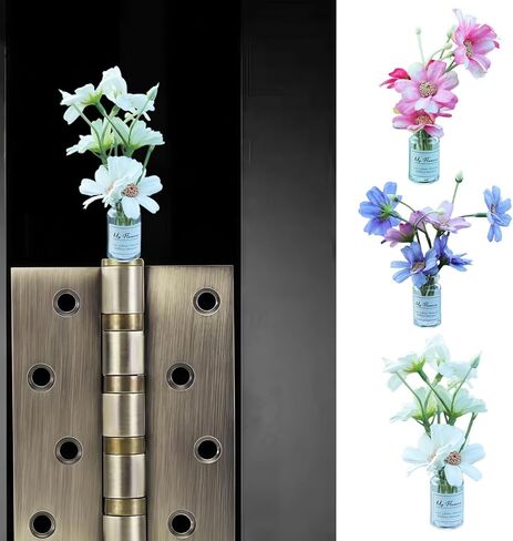 Cute Mini Creative Flower Chrysanthemum Hinge Heads Decorative Topper Set 3PCS, Home Decoration,Magnetic Hinge Head Toppers Door Hinge in Saudi Arabia