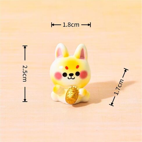 Cute Mini Creative Yellow Puppy,Dog Hinge Heads Decorative Topper Set 6PCS, Home Decoration,Magnetic Hinge Head Toppers Door Hinge in Saudi Arabia
