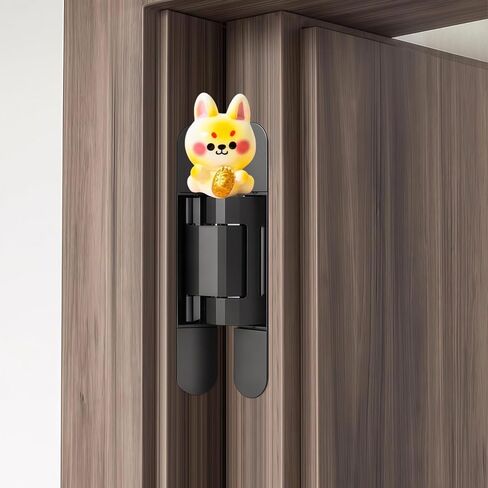 Cute Mini Creative Yellow Puppy,Dog Hinge Heads Decorative Topper Set 6PCS, Home Decoration,Magnetic Hinge Head Toppers Door Hinge in Saudi Arabia