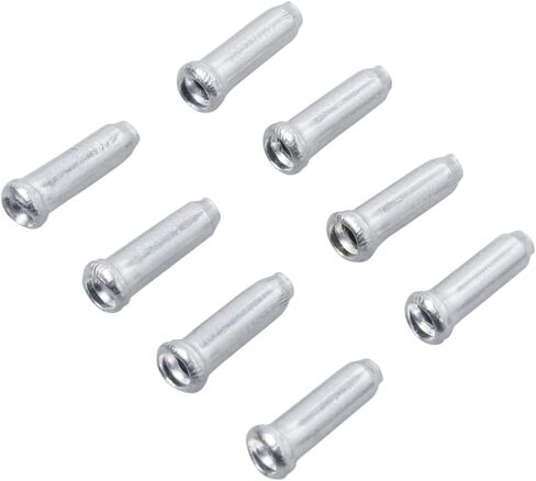 Jagwire Ferrule Housing Kit - 4mm 5mm and Cable Ends Included - Bicycle Brake and Shifter Ferrule Kit (9 Color Options) (Red) in Saudi Arabia