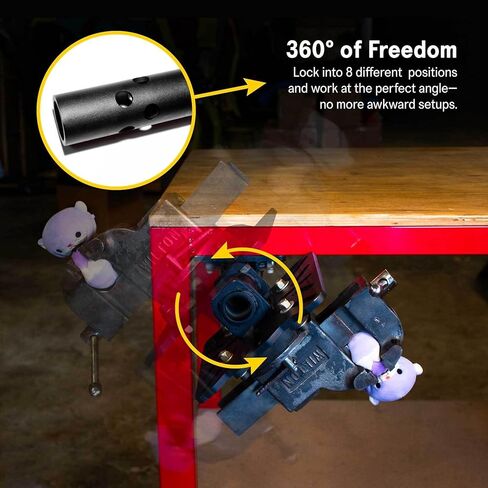 SST® Roto-Mount - حامل مقعد دوار 360 درجة للملاجم والمطاحن والشقوق - نظام أدوات سريع التحرير - أجهزة من الدرجة 8، وأنابيب DOM وفولاذ مقطوع بالليزر - مقاوم للطقس والتآكل in Kuwait