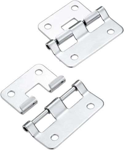 2Pcs 58 * 51mm Detachable Hinge Separation Support Toolbox Cabinet Furniture Decor in Saudi Arabia