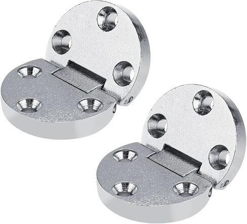 Zinc Alloy Self Supporting Folding Table Hinges Home Flap Tables Furniture Oval Hardware 2Pcs in Saudi Arabia