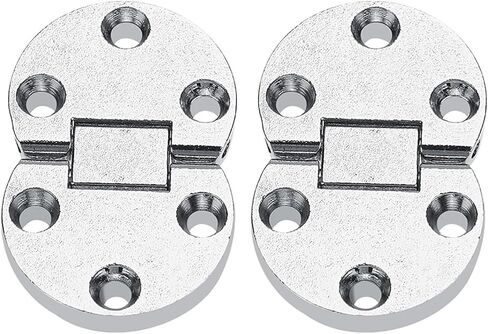 Zinc Alloy Self Supporting Folding Table Hinges Home Flap Tables Furniture Oval Hardware 2Pcs in Saudi Arabia