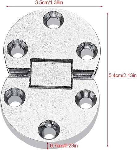 Zinc Alloy Self Supporting Folding Table Hinges Home Flap Tables Furniture Oval Hardware 2Pcs in Saudi Arabia