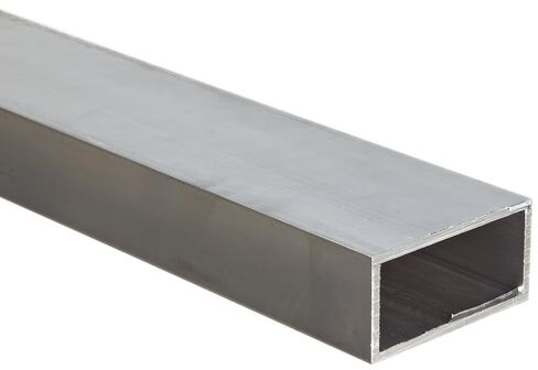6063 Aluminum Rectangular Tubing, T52 Temper, ASTM B221, 3/4" x 1-1/2", 0.125" Wall, 12" Length, OnlineMetals in Kuwait