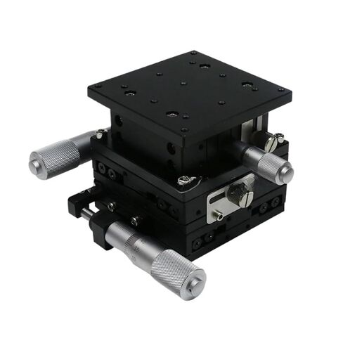 XYZ Three-axis Linear Platform fine-Tuning Bearing Adjustment Slide 90 * 90mm XYZ90-LM, LD90-LM2 Double Horizontal Guide Rails in Kuwait