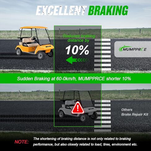 Club Car Brake Repair Kits for DS 1995-UP&Precedent 2004-UP, Golf Cart Brake Drum Kit, Club Car Brake Drum/Hubs&Brake Shoes/Pads&Brake Spring Kit, OEM# 101823201 101816301 101791101 in Kuwait