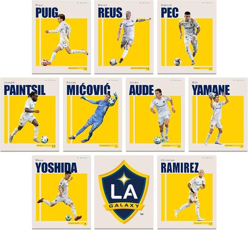 ملصقات لاعب LA Dodgers - ديكورات لوس أنجلوس دودجرز ديكورات البيسبول - شوهي أوهتاني، موكي بيتس، فريمان، سنيل، ياماموتو، LA Shohei Ohtani Baseball Merch مجموعة غير مؤطرة من 10 (11x14) in Kuwait