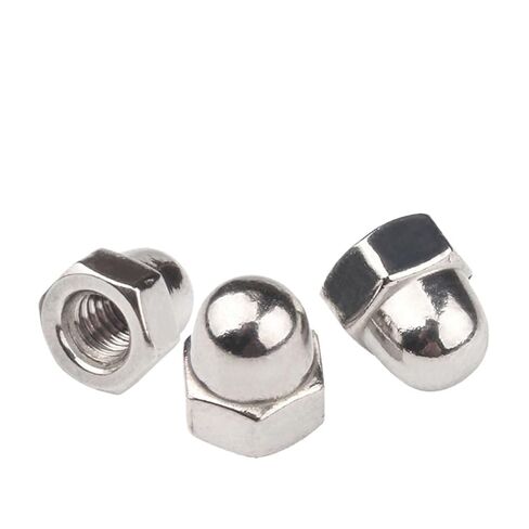 10 قطعة/الوحدة الجوزة غطاء الجوز M3 M4 M5 M6 M8 M10 M12 M14 M16 M18 A2-70 الفولاذ المقاوم للصدأ ديكور المكسرات قبعات يغطي (M10) in Kuwait