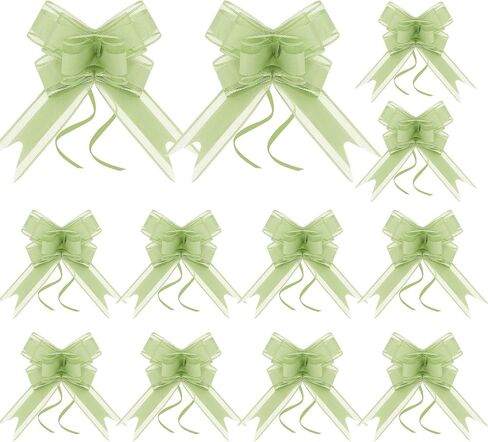 12Pcs Pink Bows for Gift Wrapping Big Bow Valentines Bow Christmas Gift Pull Bow Pink Ribbon Bows for Christmas Wedding Party Birthdays Holidays Decoration in Saudi Arabia