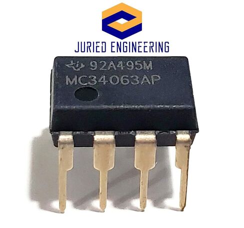 MC34063AP MC34063A MC34063 1.5-A Boost/Buck/عكس منظم التبديل DIP-8 صديق للوحة التجارب (عبوة من 10) in Kuwait