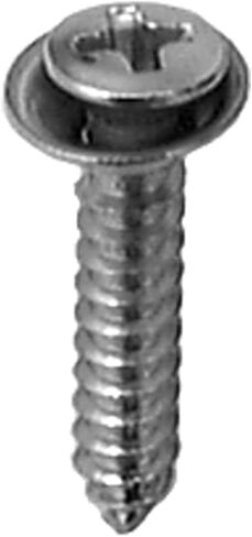 Auveco # 2775 8 X 7/8 "برغي فيليبس بيضاوي سداسي SEMS من الكروم المتدفق. الكمية 100. in Saudi Arabia