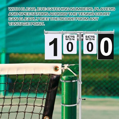 Tennis Scoreboard Tennis Score Keeper for Net Compatible with Most Score Board Set for Volleyball Basketball Outdoor in Saudi Arabia