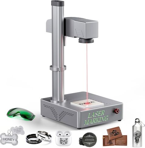Mr.Carve S4-20W Fiber Laser Marking Machine for Metals&Jewelry&Plastics,Fiber laser engraver with Lightburn compatibility in Saudi Arabia