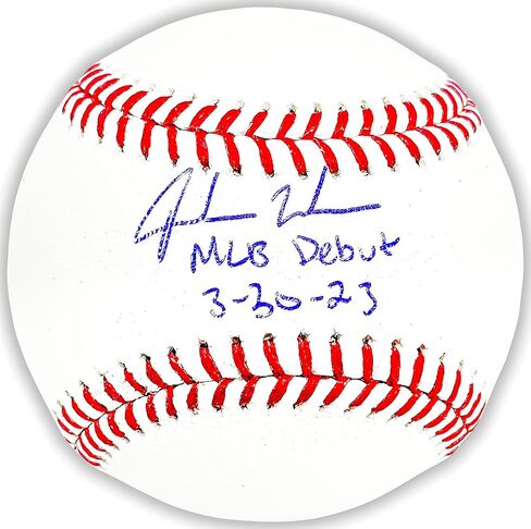 Jordan Walker Autographed Official M.L.B Baseball St. Louis "M.L.B Debut 3-30-23" Fanatics Holo Stock #218709 in Saudi Arabia