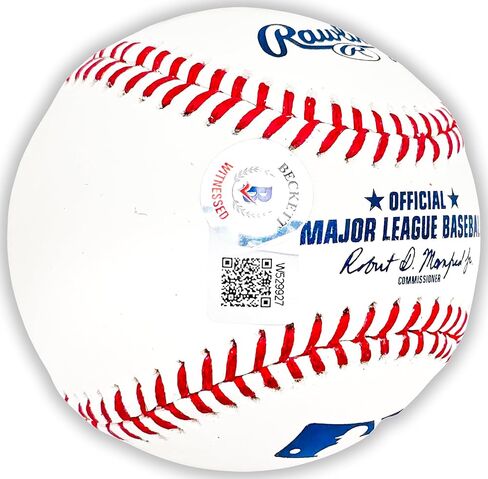 Matt McLain Autographed Official M.L.B Baseball Cincinnati "M.L.B Debut 5/15/23" Beckett BAS Witness Stock #220359 in Saudi Arabia