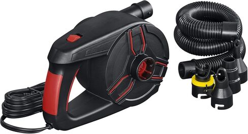 Bestway: مضخة هواء كهربائية PowerGrip Pro AC - محمولة باليد، تنفخ وتفرغ، مراتب، ألعاب، كرات، 4 محولات، 2.2 رطل لكل بوصة مربعة، تعمل بجهد 110 فولت، تعبئة سريعة in Saudi Arabia