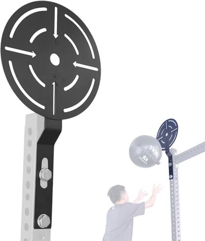 AHTAPFON Wall Ball Target for Rack Mounted with Extension,Medicine Ball Target for Power Rack Attachments,Home Gym Exercise Ball Squash Fitness for Enhance Explosive Power in Kuwait