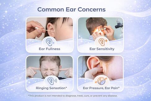 Eustachian Ear Unclogger – Ear Popper for Ear Pressure Relief – Eustachian Tube Relief Device for Flying, Diving & Altitude Changes – Adjustable Airflow, Rechargeable in Kuwait