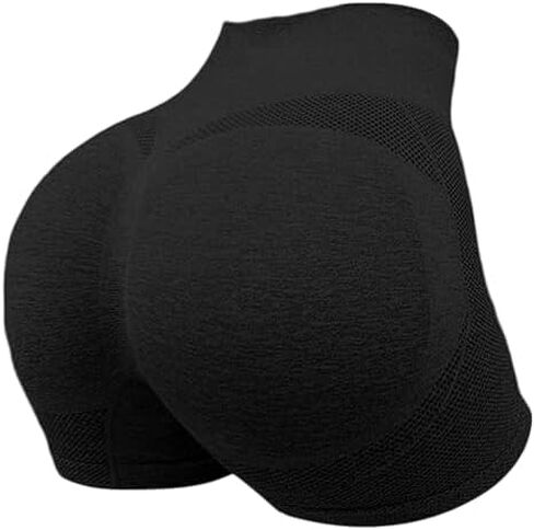1-Pack Gym Clothes for Woman,Fitness Clothing,Scrunch Shorts,Workout Shorts Women for Athletic Running Gym(Black) in Saudi Arabia