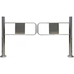 Stainless Steel Swing Doors - Spring Loaded Design for Libraries Malls & Supermarkets - 210cm/83in Durable Passageway Solution for High Traffic Areas in Kuwait