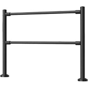 Automatic Closing Metal Swing Door - Supermarket Cashier Safety Gate One-Way Spring Loaded Entrance Barrier for Warehouses & Malls - Silver 300x100CM in Saudi Arabia