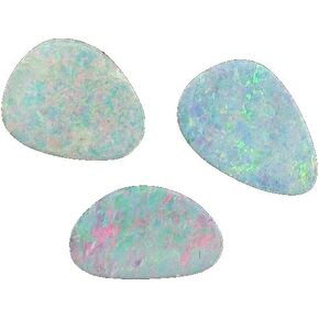 5.53 CARAT THREE AUSTRALIAN OPAL DOUBLET CAB CABOCHON OVAL GEM GEMSTONE OA2 in Saudi Arabia