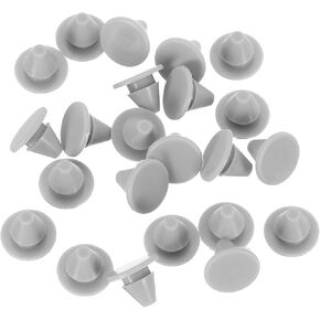 26 قطعة من سدادات السيليكون من uxcell، سدادات مطاطية دائرية في فتحة القفل لفتحة 5 مم، سدادات ثقب مقاومة للماء للأنبوب المعدني، أغطية نهاية الأثاث، أبيض in Kuwait