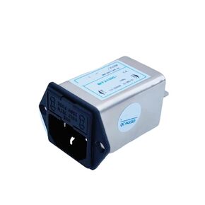 MT210IC-1A 3A 6A 10A فلتر طاقة الهيكل 0-220 فولت مع مقبس تأمين مزدوج اثنين في واحد MT210IC-1A 3A 6A 10A-H(MT210IC-3 3A) in Kuwait