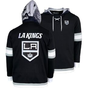 FE NHL Unisex-Adult Lace-Up Hoodie, Unisex Hockey Sweatshirt, NHL Officially Licensed Gear, Recycled Fabrics in Saudi Arabia
