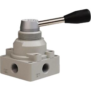 صمام التحكم في الهواء ذو ​​الذراع الدوارة من PRO SOURCE: 4 اتجاهات، 3 مواضع، 3/8 بوصة NPT in Kuwait