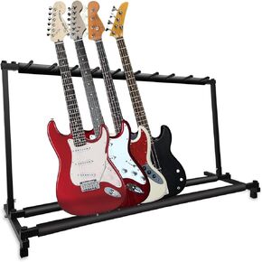5 CORE Multi Guitar Stand Rack Guitars Holder Storage Stands for Acoustic Electric and Bass Soporte Para Guitarra (3 Guitar Stand Oval) in Kuwait
