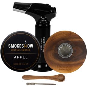 Smokeshow Cocktail Smoker Bundle with Kitchen Torch, Six Flavors of Wood Chips, Apple, Hickory, Maple, Mesquite, Cherry and Bourbon Soaked Oak. (No Butane Included) in Saudi Arabia