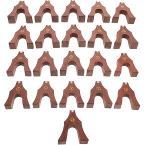 MAGICLULU 1-21 سلاسل جسر Guzheng الخشبي مجموعة مع أعمدة الدعم مجموعة أجزاء Guzheng الكاملة لصيانة الآلات الوترية واستبدالها للممارسة والأداء in Kuwait