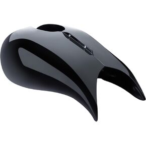 أغطية خزانات ممتدة للدراجات النارية مع وحدة تحكم في لوحة القيادة ومجموعة غطاء خزان الوقود لدراجة Harley Touring 2009-2023 Street Glide Road Glide Tri Glide - أسود زاهي in Kuwait